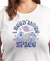 Hybrid Apparel Plus Lilo Stitch Need More Space Graphic T-Shirt