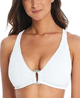 Bleu by Rod Beattie Women's Pucker Up V-Neck Bikini Top