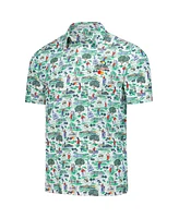 Smith & Quinn Men's Green Arnold Palmer Invitational Toile Smitty Polo Shirt