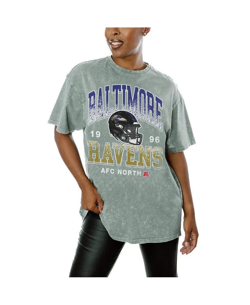 Gameday Couture Women's Gray Baltimore Ravens Nothing But The Best T-Shirt