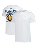 Barstool Golf Men's White The Players Florida Orange Garment Dyed T-Shirt
