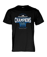 Blue 84 Men's Black Ucla Bruins 2025 Big Ten Women's Basketball Conference Tournament Champions Locker Room T-Shirt