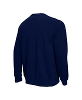 Mitchell & Ness Men's Navy North Carolina Tar Heels Elite Script Pullover Sweatshirt