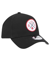 New Era Men's Black Boston Red Sox 9FORTY A-Frame Adjustable Hat