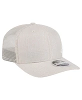 New Era Men's Light Beige Atlanta Braves Flawless 9SEVENTY Stretch-Snap Hat