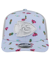New Era Men's Light Blue Kansas City Chiefs Adventure Surfboard 9SEVENTY Adjustable Hat