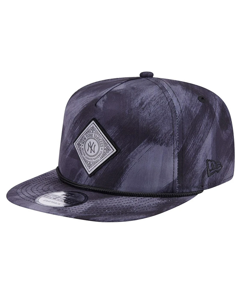 New Era Men's Navy New York Yankees Printed Golfer Snapback Hat