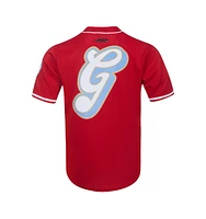Pro Standard Men's Red Memphis Grizzlies 2024/25 City Edition Mesh Baseball Jersey