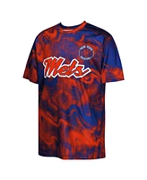 Outerstuff Big Boys and Girls Royal/Red New York Mets Pinch Hitter T-Shirt