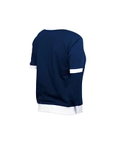 New Era Women's Navy Houston Astros Game Day Rhinestone V-Neck T-Shirt