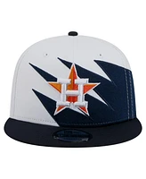 New Era Men's Navy/White Houston Astros Jagged 9FIFTY Snapback Hat