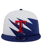 New Era Men's Royal/White Texas Rangers Jagged 9FIFTY Snapback Hat