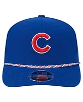 New Era Men's Royal Chicago Cubs Multi-Rope 9SEVENTY Stretch-Snap Hat