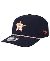 New Era Men's Navy Houston Astros Multi-Rope 9SEVENTY Stretch-Snap Hat