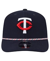 New Era Men's Navy Minnesota Twins Multi-Rope 9SEVENTY Stretch-Snap Hat