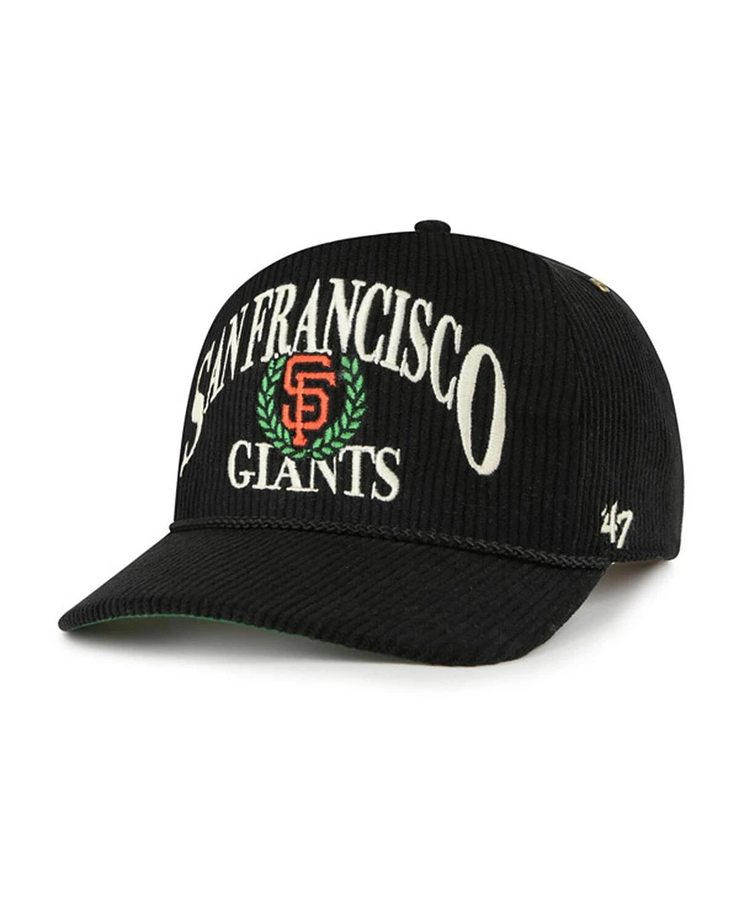 '47 Brand Men's Black San Francisco Giants Pitchout Rope Hitch Adjustable Hat