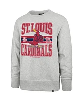 '47 Brand Men's Gray St. Louis Cardinals Letters Headline Pullover Sweatshirt