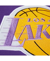 Mitchell & Ness Men's Purple Los Angeles Lakers Hardwood Classics Team Origins Fleece Pullover Hoodie