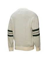 Mitchell & Ness Men's Cream Michigan State Spartans Retro Pullover Sweater