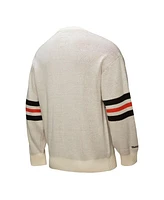 Mitchell & Ness Men's Cream San Francisco Giants Retro Pullover Sweater