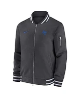 Nike Men's Anthracite Air Force Falcons Full-Zip Bomber Jacket