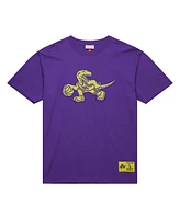 Mitchell & Ness Men's Raptors Purple Toronto Hardwood Classics Neon Nights Premium T-Shirt