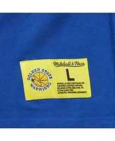 Mitchell & Ness Men's Royal Golden State Warriors Hardwood Classics Neon Nights Premium T-Shirt