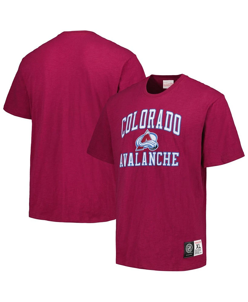 Mitchell & Ness Men's Burgundy Colorado Avalanche Legendary Slub T-Shirt
