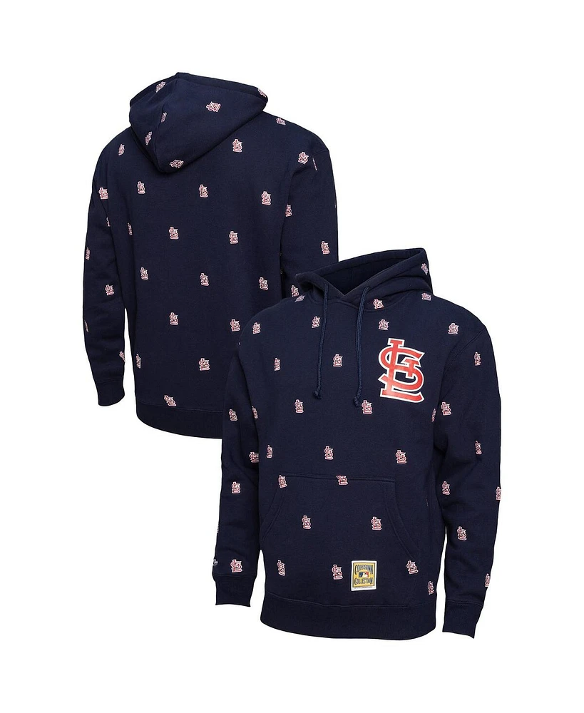 Mitchell & Ness Men's Navy St. Louis Cardinals Repeat Pullover Hoodie