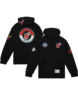 Mitchell & Ness Men's Black Miami Heat City Collection Heritage Hoodie