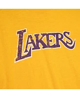 Mitchell & Ness Men's Gold Los Angeles Lakers Legendary Slub T-Shirt