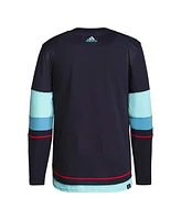 Adidas Men's Navy Seattle Kraken Home Authentic Primegreen Jersey