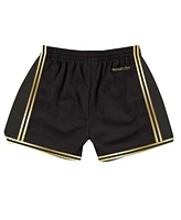 Mitchell & Ness Women's Black Los Angeles Lakers Hardwood Classics Golden Jump Shot Shorts