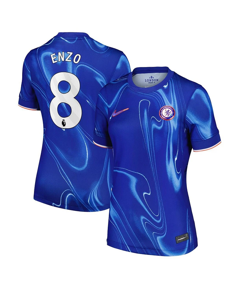 Nike Women's Enzo Fernandez Blue Chelsea 2024/25 Home Replica Player Jersey