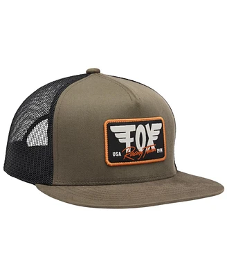 Fox Men's Brown Fox Racing Winged Trucker Snapback Hat