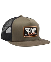 Fox Men's Brown Fox Racing Winged Trucker Snapback Hat