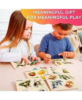Quokka Wooden Puzzles for Toddlers 1-3 – Pegged Puzzles for Kids