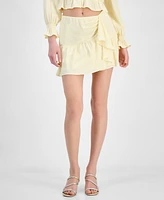 Guess Women's Shaelo Gauze Mini Skirt