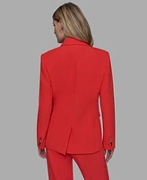 Karl Lagerfeld Paris Women's Single-Button Blazer