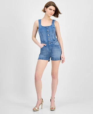 Guess Women's Sunni Denim Romper