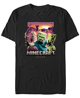 Fifth Sun Men's Minecraft Movie Classic Monsters Short Sleeve T-Shirt