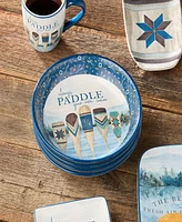 Certified International Wake At The Lake Soup 4-Pc. Bowls, Service For 4