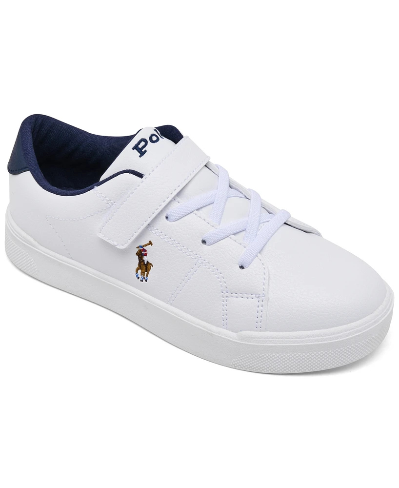 Polo Ralph Lauren Little Kids Sutton Stay-Put Fastening Strap Casual Sneakers from Finish Line