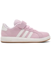 Adidas Toddler Girls Grand Court 00s Stay-Put Closure Fastening Strap Casual Sneakers from Finish Line