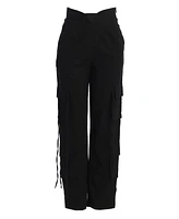 Jluxlabel Women's Better Half Linen Utility Pants