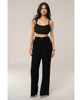 Jluxlabel Women's Thea Linen Pants