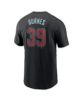 Nike Men's Corbin Burnes Black Arizona Diamondbacks Fuse Name Number T-Shirt