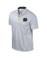Colosseum Men's Navy Notre Dame Fighting Irish Big Tall Marty Rival Polo Shirt