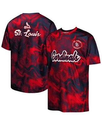 Outerstuff Big Boys and Girls Red/Navy St. Louis Cardinals Pinch Hitter T-Shirt