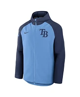 Nike Men's Light Blue/Navy Tampa Bay Rays Authentic Collection Raglan Performance Full-Zip Jacket